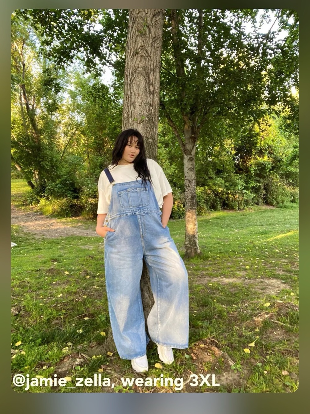 Cider DENIM POCKET WIDE LEG JUMPSUIT CURVE & PLUS 2XL cr27-10 - Picture 2 of 6